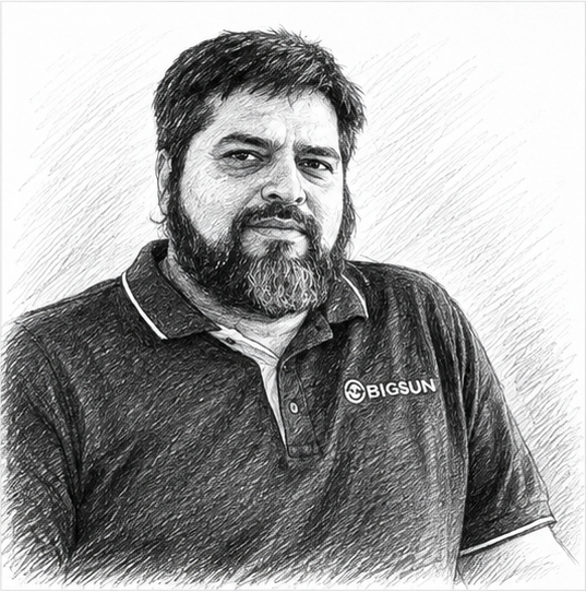 Murtaza Rajkotwala, Bigsun Technologies team member